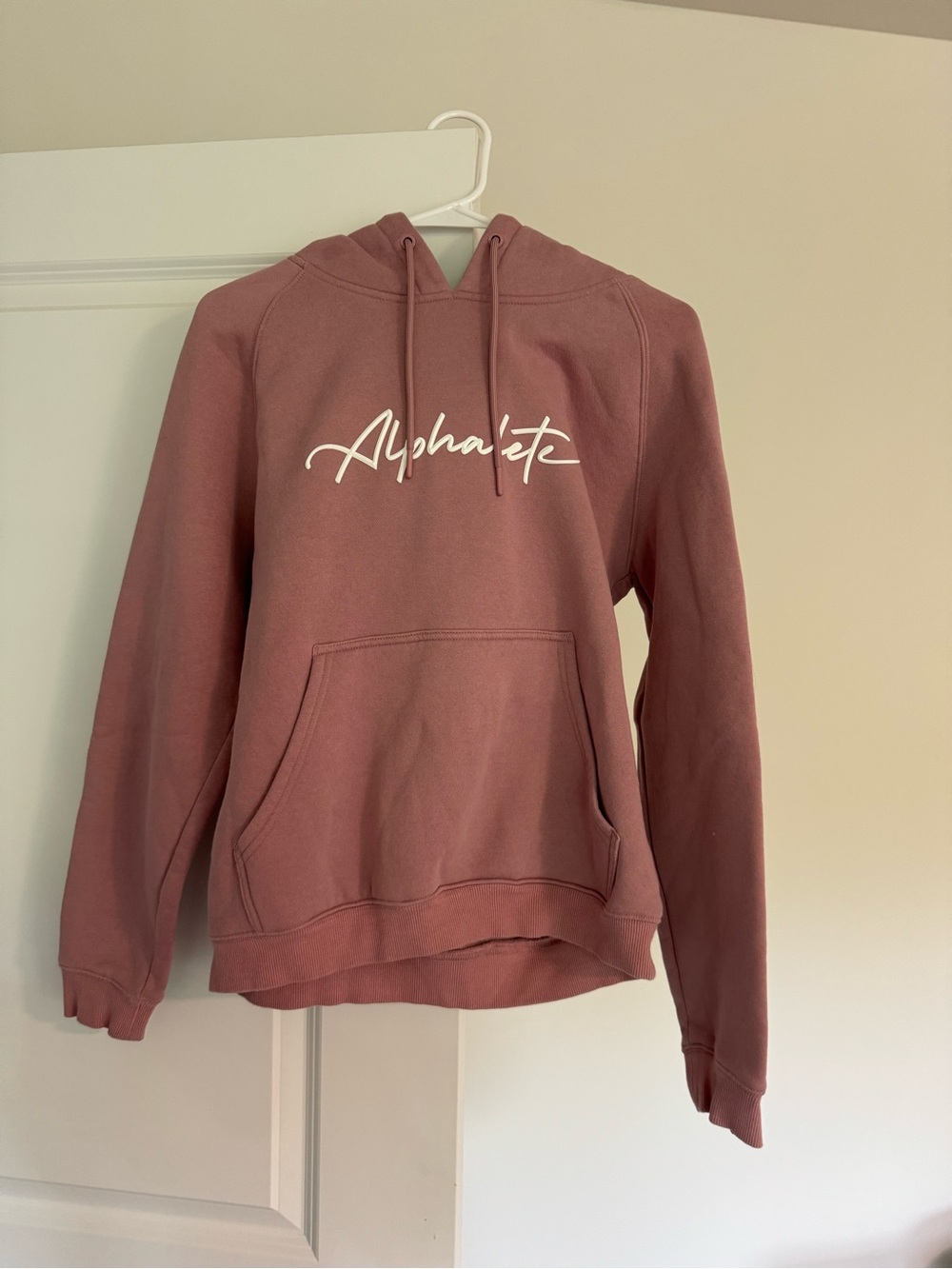 Alphalete Hoodie in Mauve Pink
